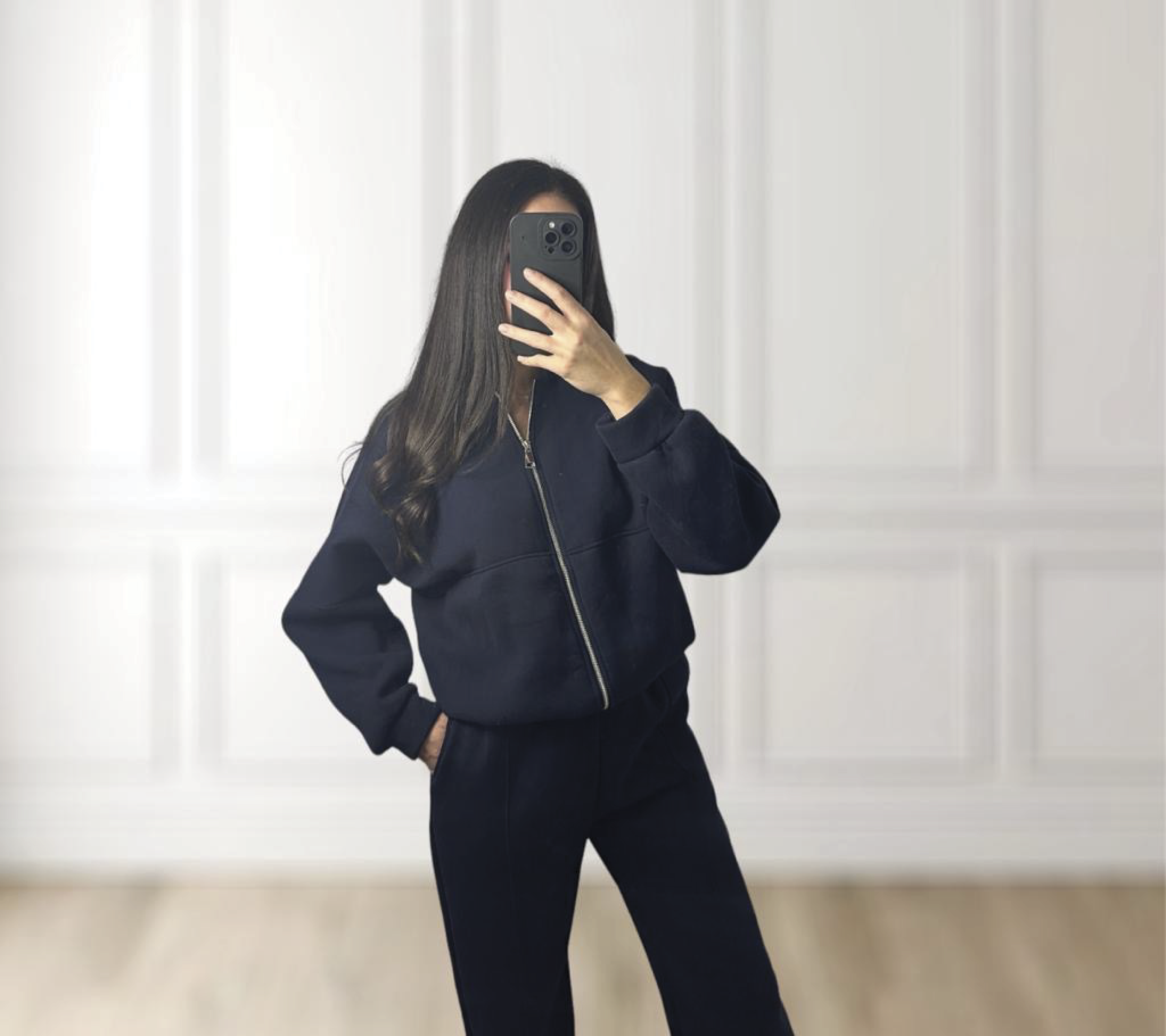 Ensemble jogging noir hotsell